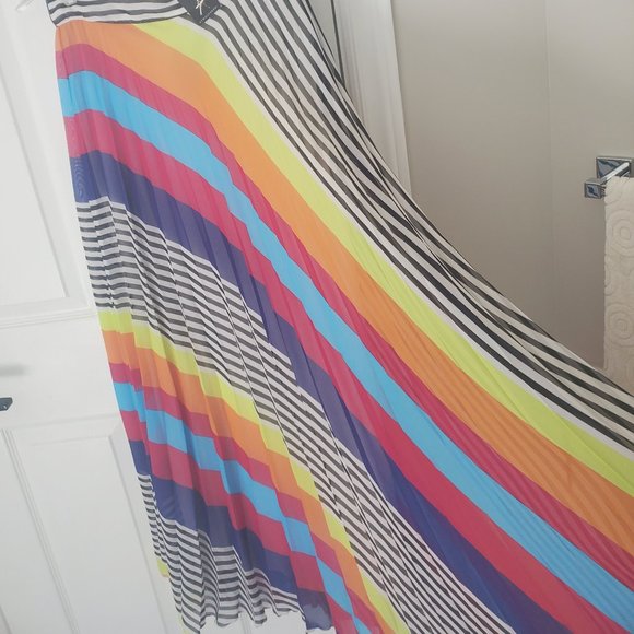 Primark Atmosphere Rainbow Maxi skirt - Picture 3 of 7